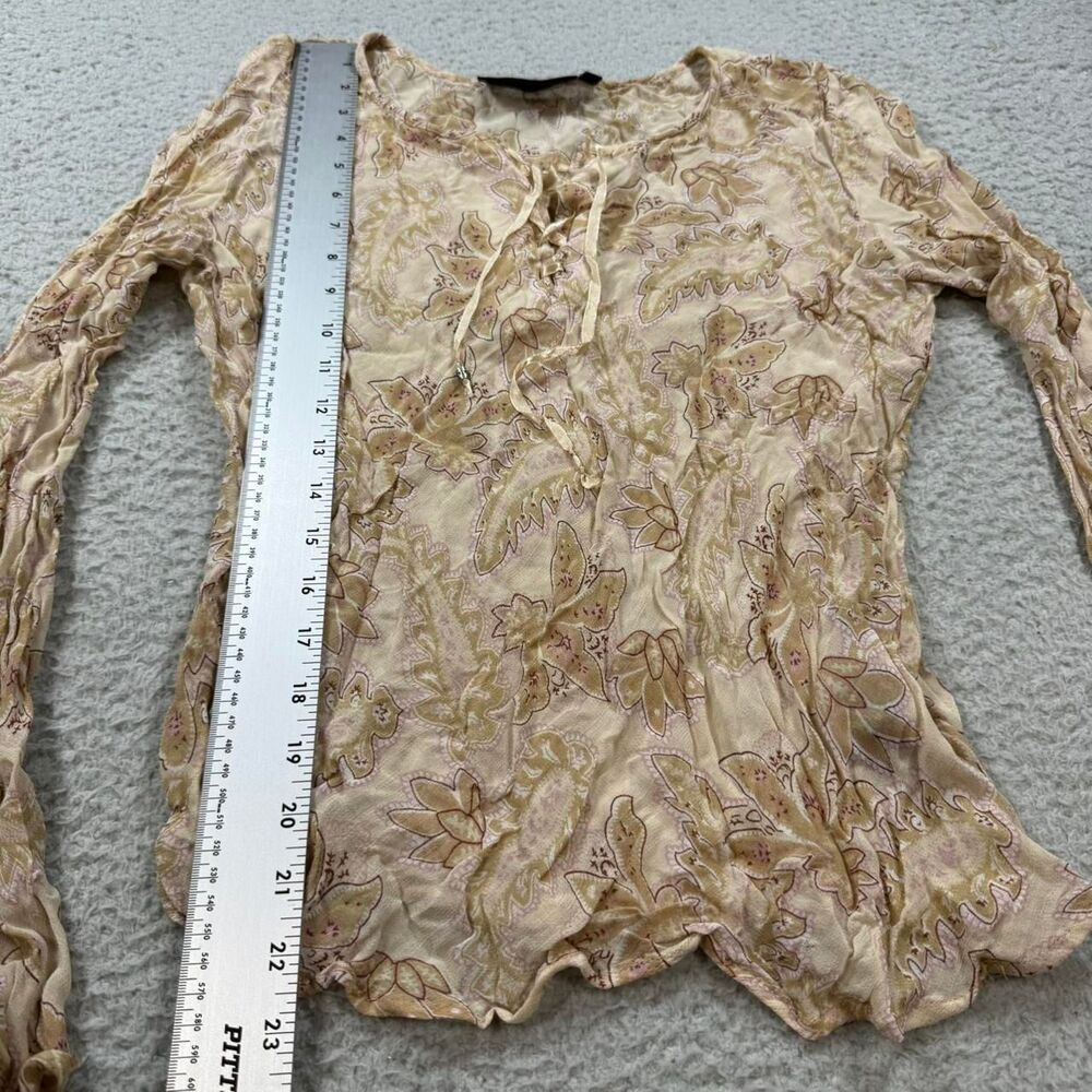 Kappa Women's Tan and Pink Blouse - Picture 8 of 8